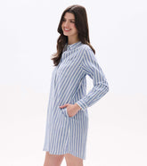 Julia Shirt Dress - Classic Stripes