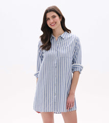 Julia Shirt Dress - Classic Stripes