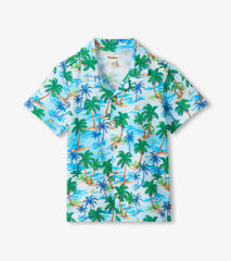 Boys Deserted Island Jersey Button Down