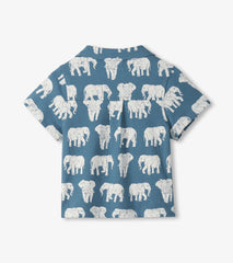 Baby & Toddler Boys Elephants Button Down Shirt