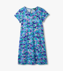 Cici A-Line Dress - Floating Flowers