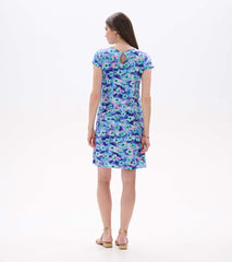 Cici A-Line Dress - Floating Flowers