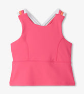 Girls Fandango Pink Strappy Active Tank