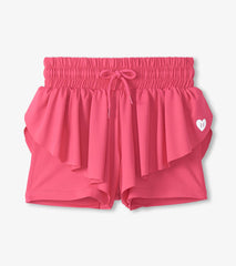 Girls Fandango Pink Running Shorts