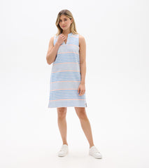 Marin Dress - Fresh Water Stripes