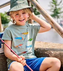 Boys Fishing Lures Graphic Tee
