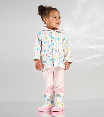 Baby & Toddler Girls Little Garden Chicks Button-Up Rain Jacket