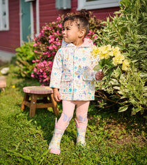 Baby & Toddler Girls Little Garden Chicks Button-Up Rain Jacket