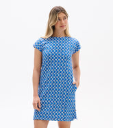 Capri Dress - French Blue Medallion