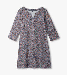 Lily Notch Neck Dress - Mini Vines
