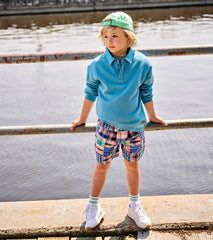 Boys Niagara Blue Rugby Sweatshirt