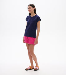 Ella Relaxed Tee - Patriot Blue