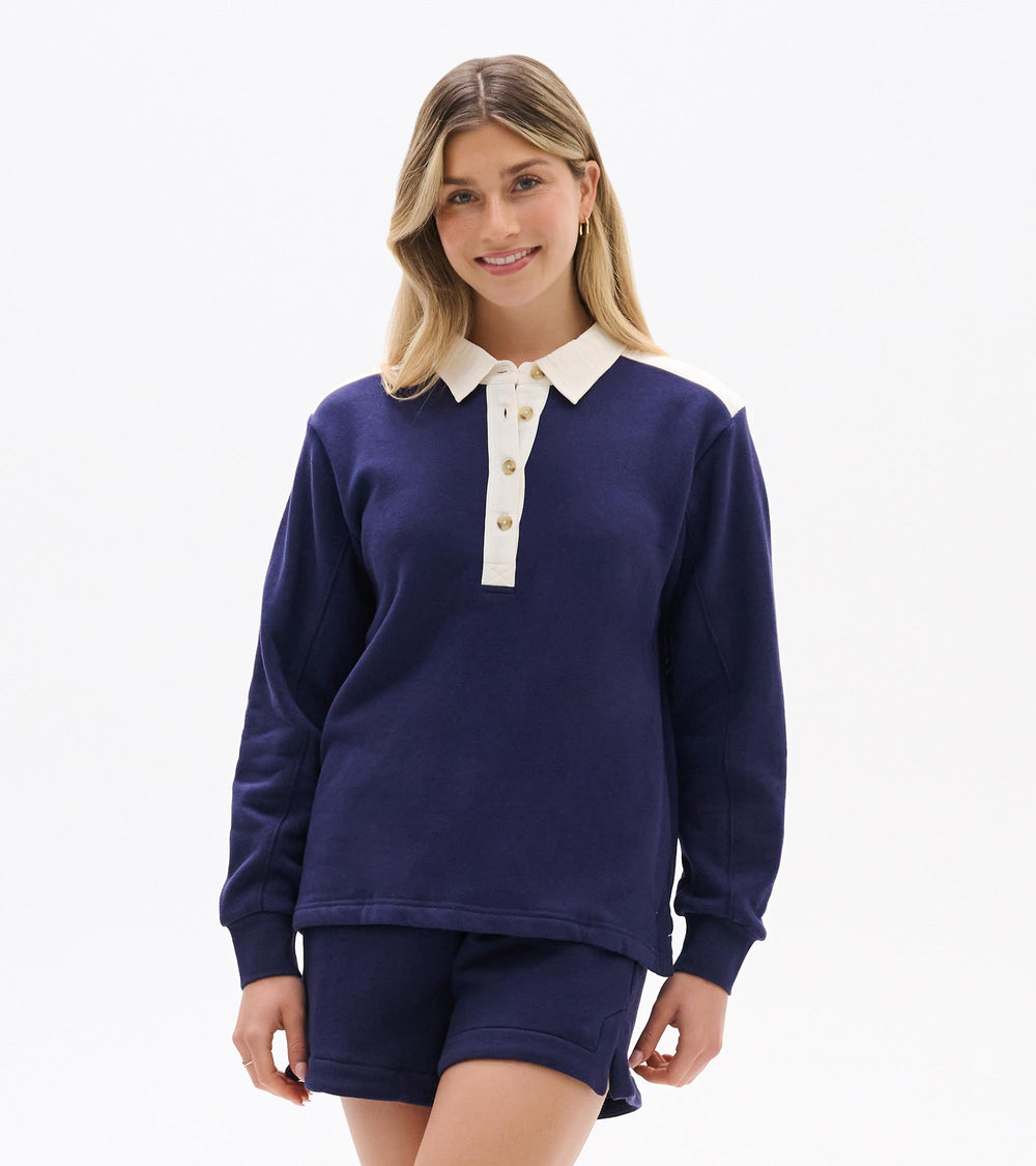 Coco Polo Top - Patriot Blue