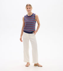 Kate Sleeveless Tank - Sorbet Stripes