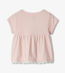 Baby & Toddler Girls Elephant T-Shirt & Short Set