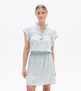 Ava Dress - Soft Blue Wash