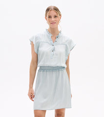 Ava Dress - Soft Blue Wash
