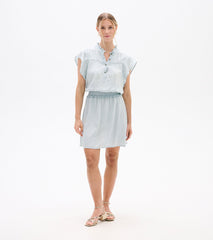 Ava Dress - Soft Blue Wash