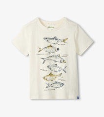 Boys Fish Types Graphic Tee