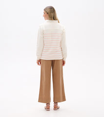 Coco Polo Top - Pink Stripes