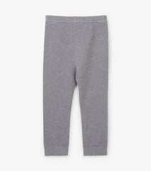 Baby Silver Glitter Cable Knit Leggings