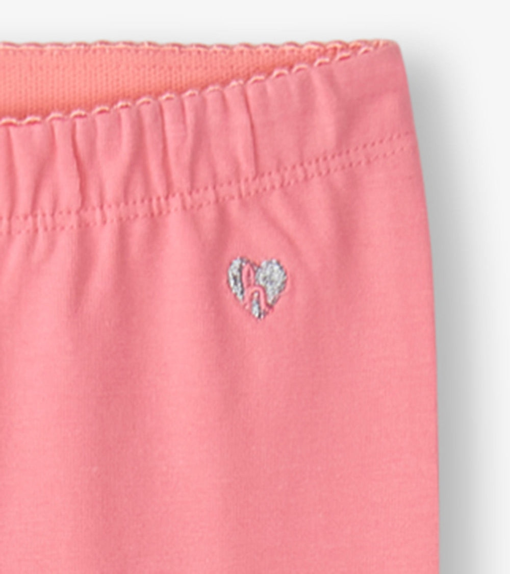 Girls Soft Pink Leggings