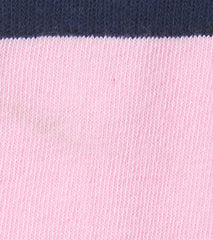 Kids Pink & Navy Crew Socks