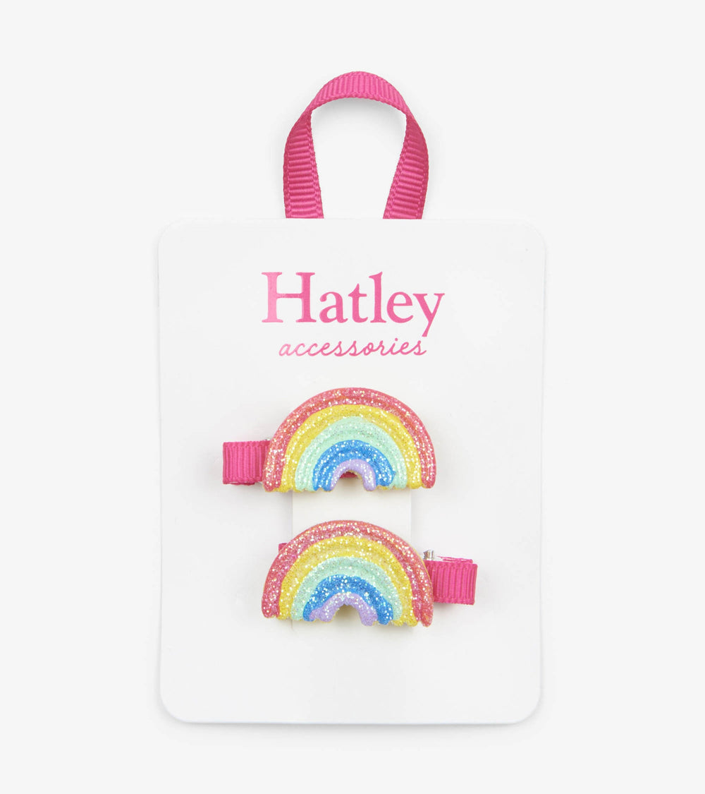 Double Rainbow Hair Clips