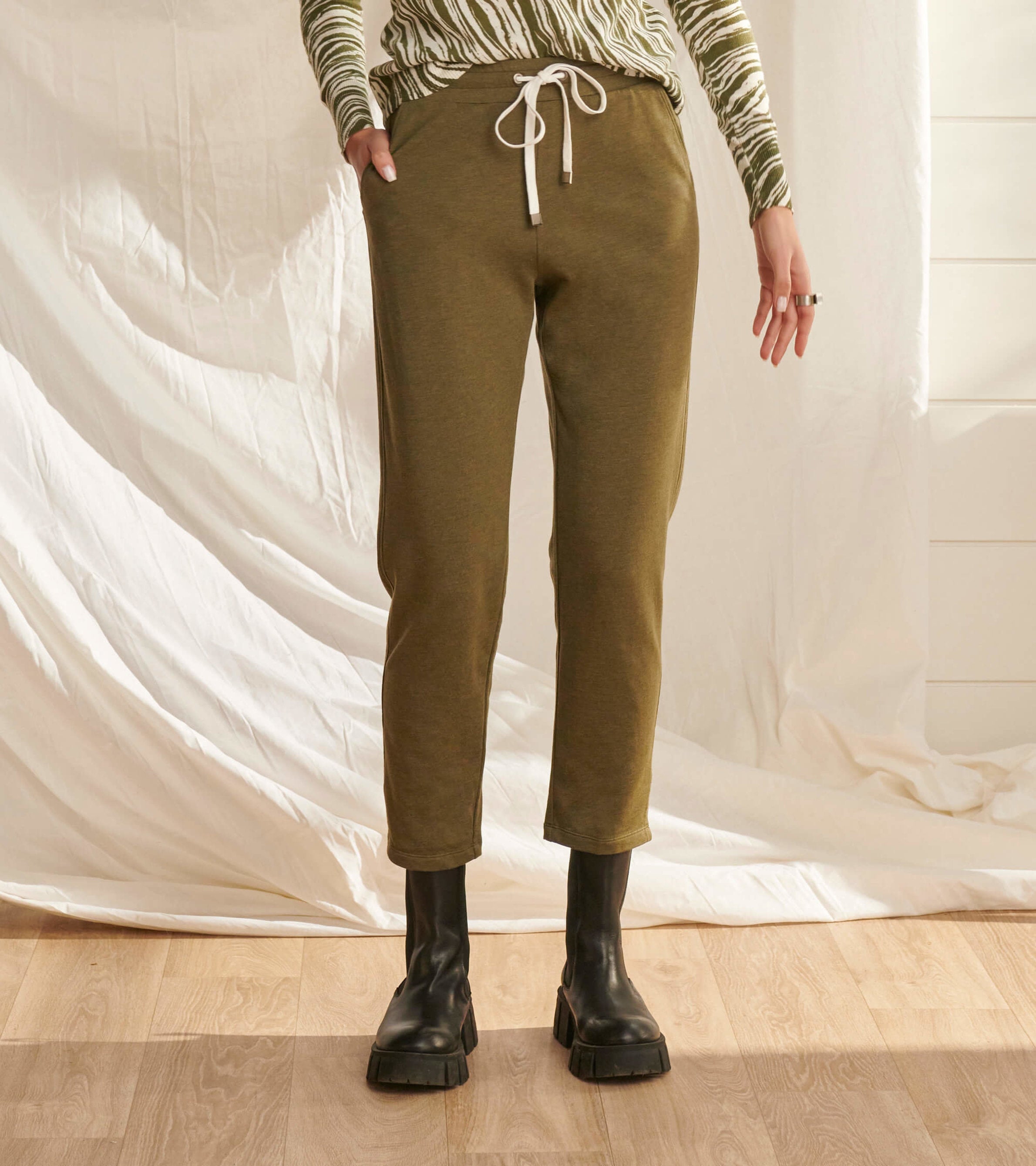 Adrien Jogger - Loden Green Melange