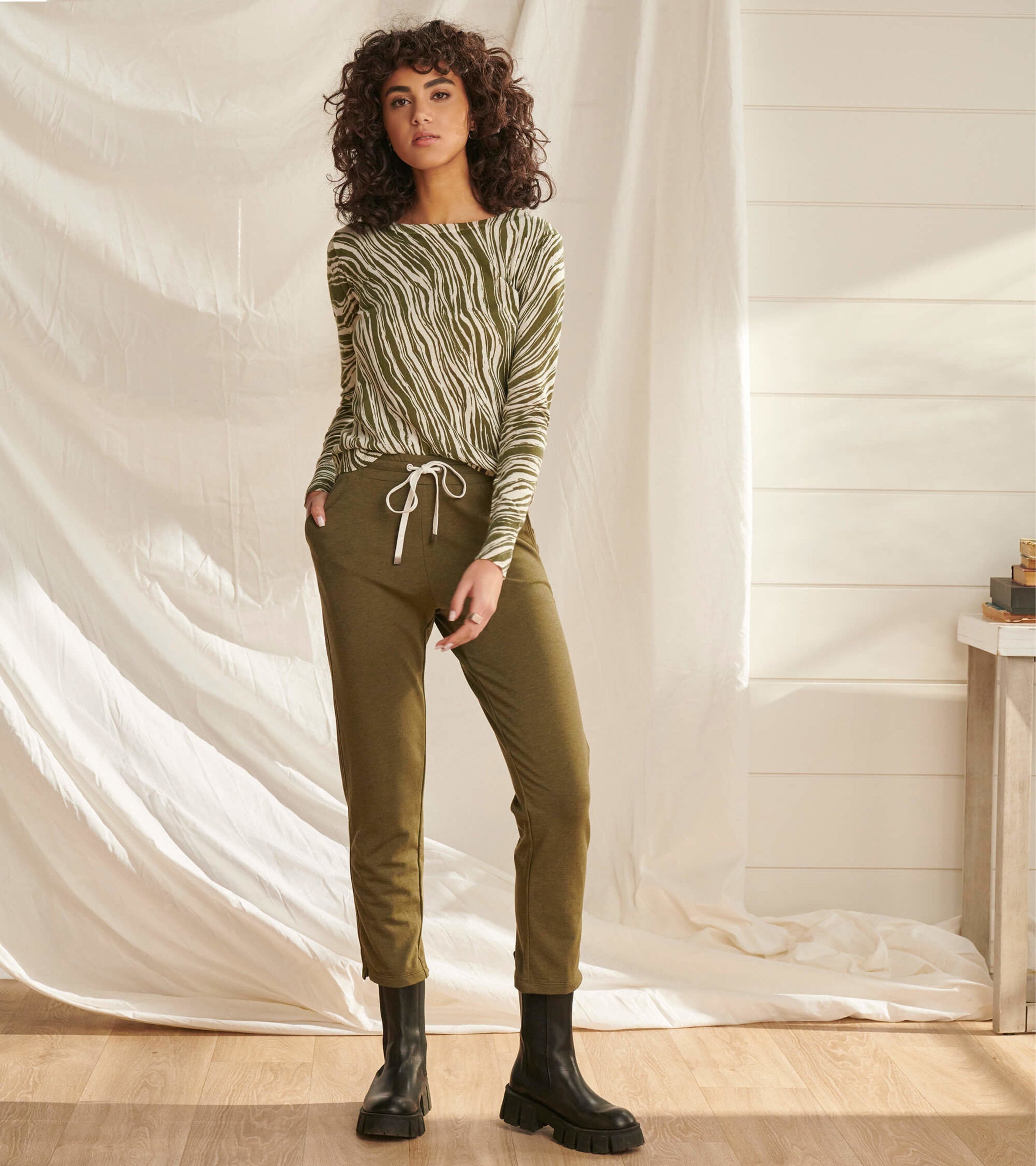 Adrien Jogger - Loden Green Melange