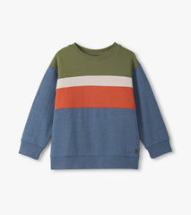 Boys Autumn Color Block Sweatshirt