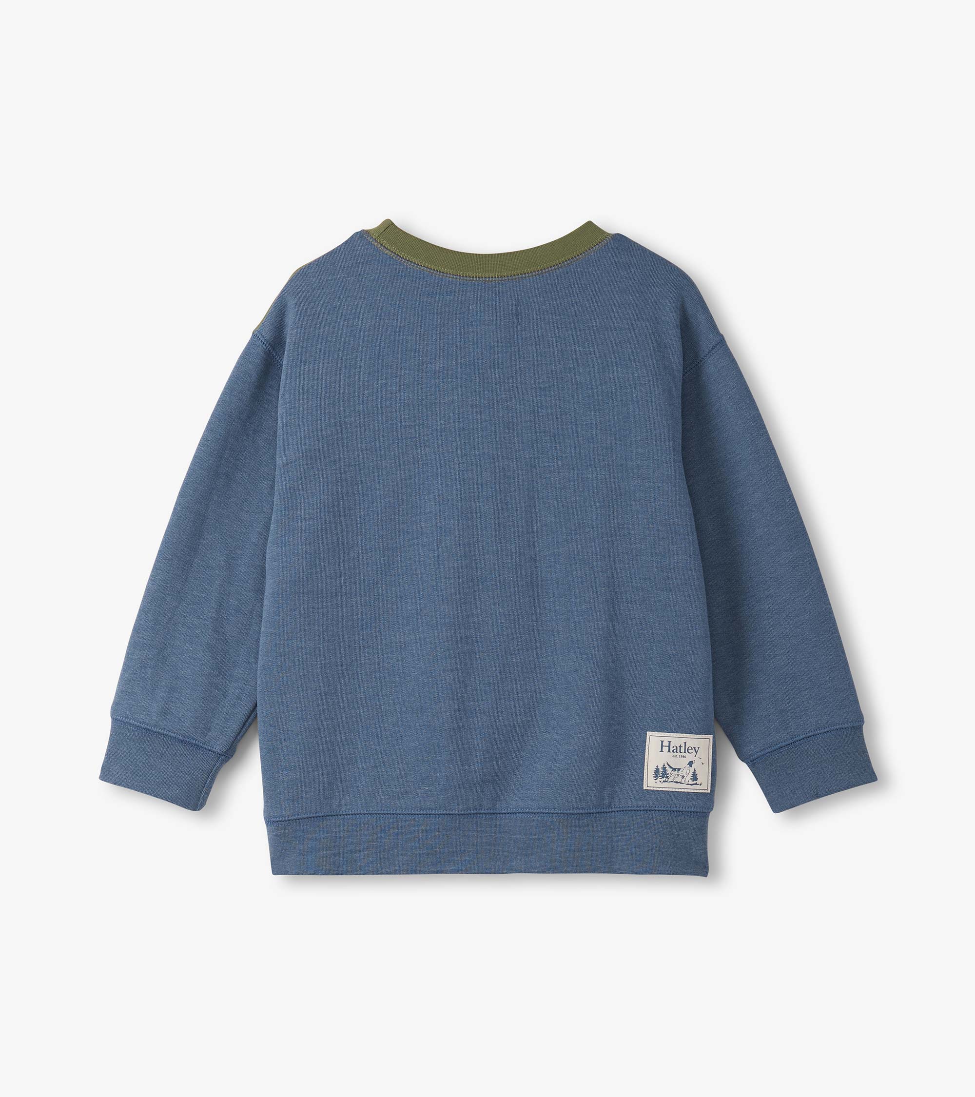 Boys Autumn Color Block Sweatshirt