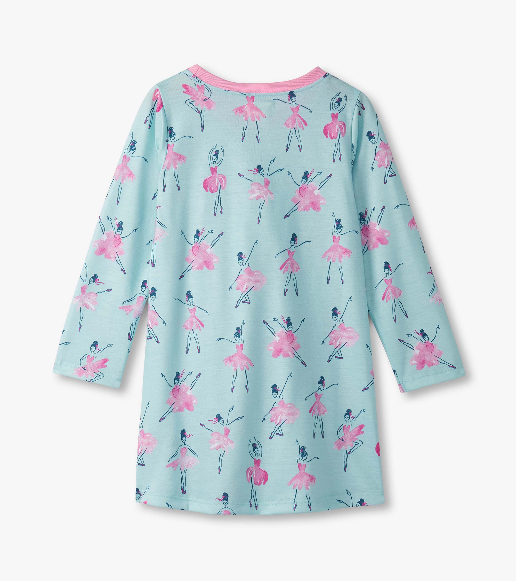 Girls Ballet School Long Sleeve Nightdress