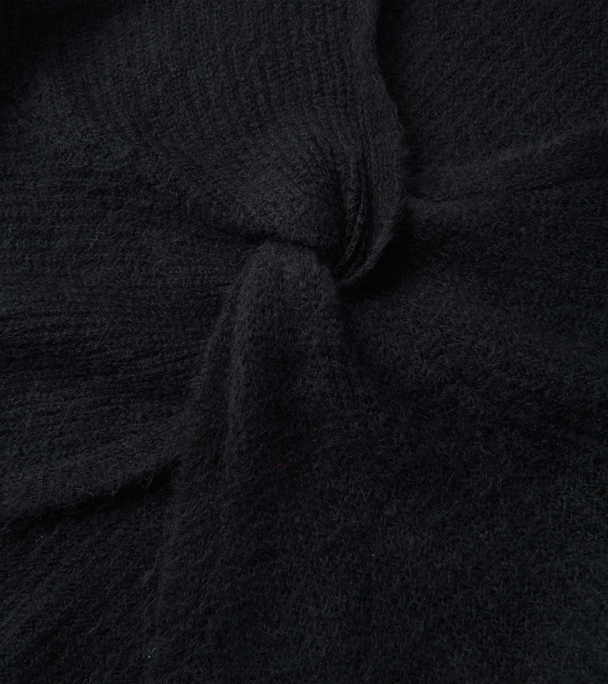 Cross Over Sweater - Black