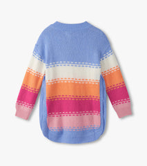 Girls Bold Stitch Chunky Sweater Tunic