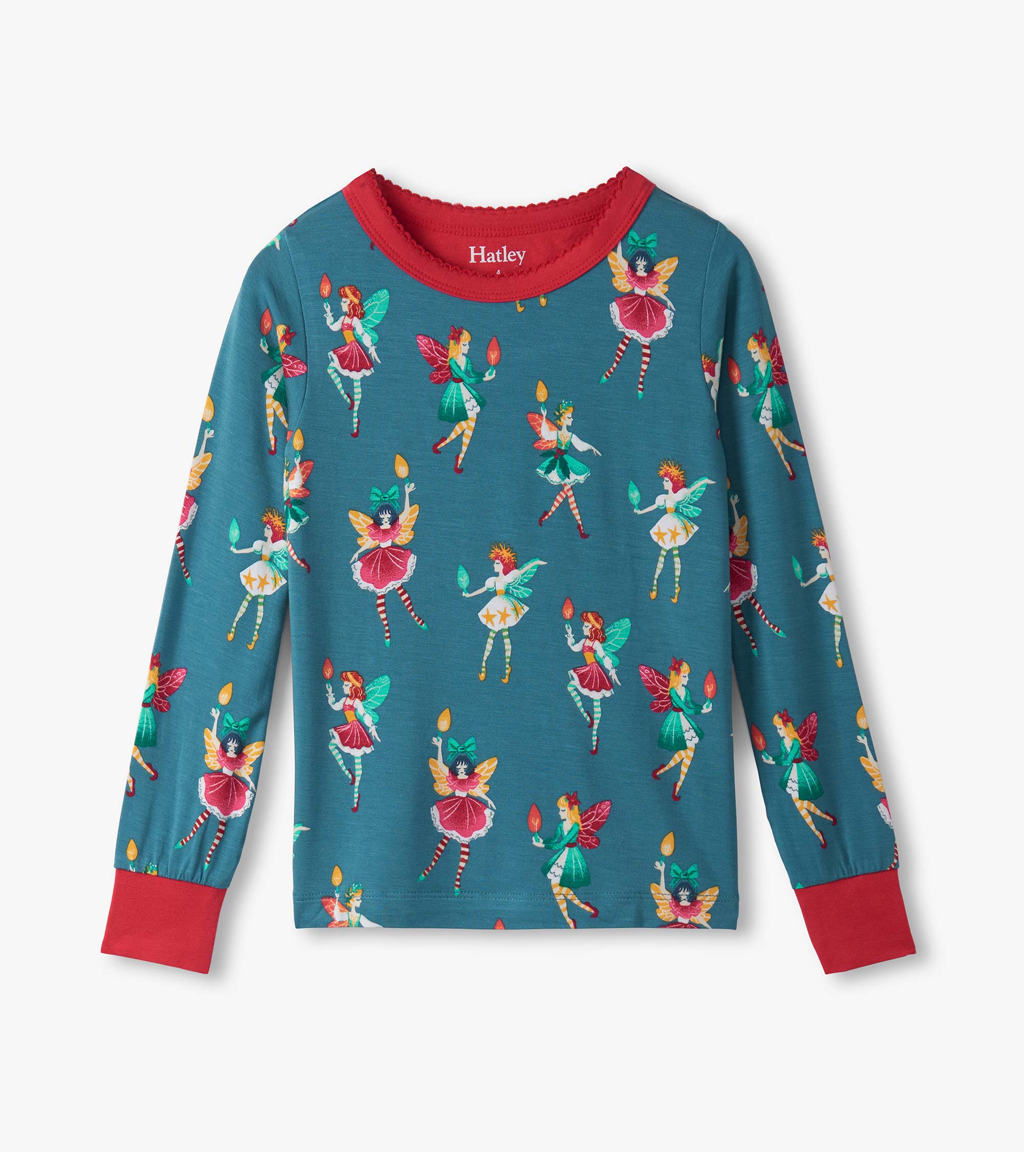 Girls Bright Fairies Bamboo Pajama Set