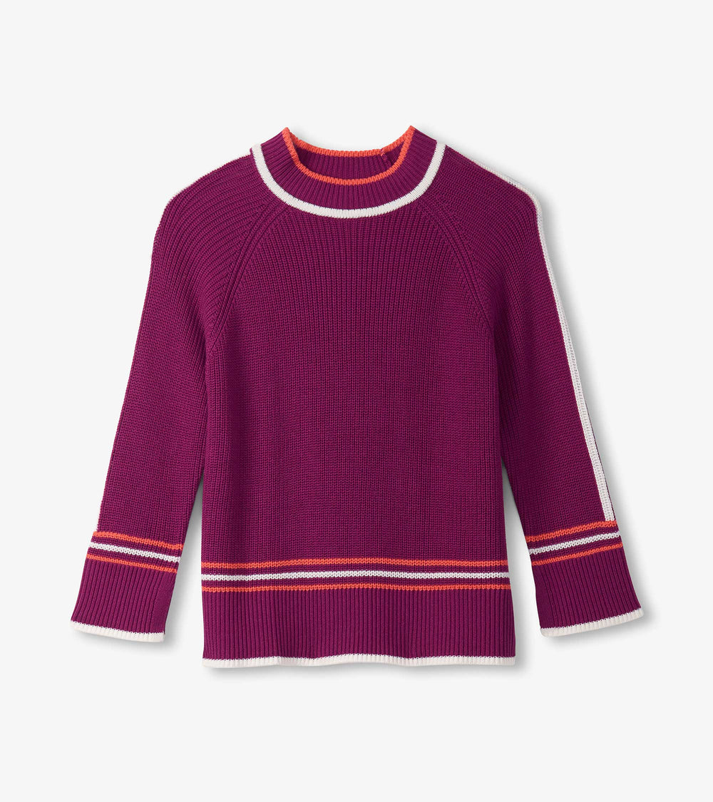 Raglan Pullover - Crushed Grape