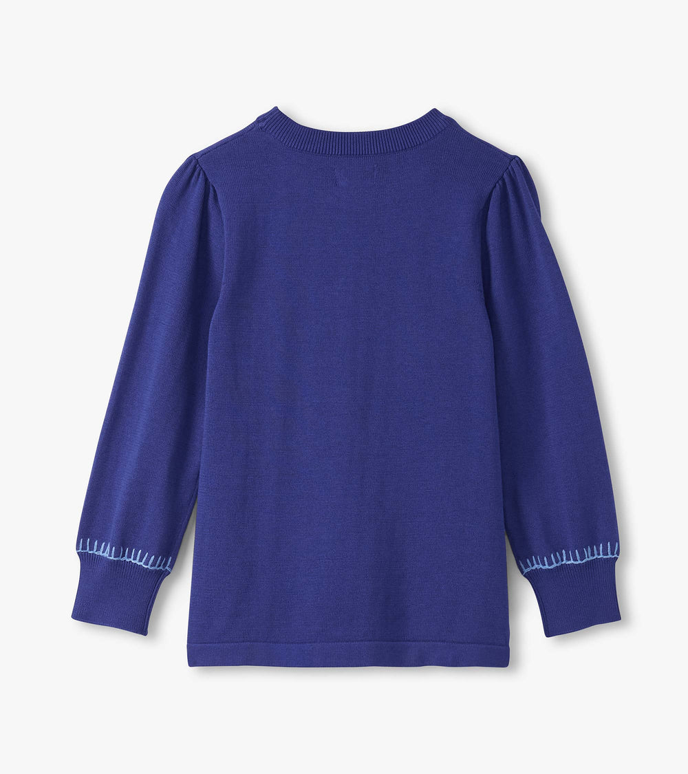 Girls Super Star Pullover Sweater