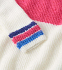 Girls Colorblock Mockneck Sweater