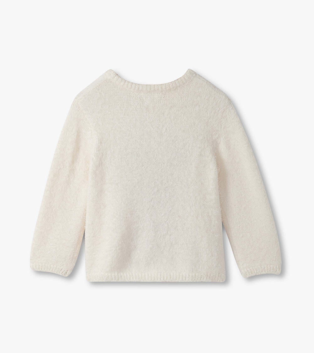 Baby & Toddler Girls Reindeer Furry Sweater