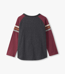 Boys Eagle Long Sleeve Raglan T-Shirt