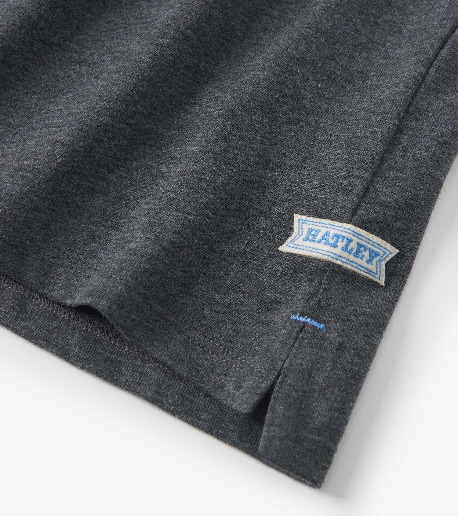 Boys Blue and Grey Color Block Long Sleeve Polo Shirt