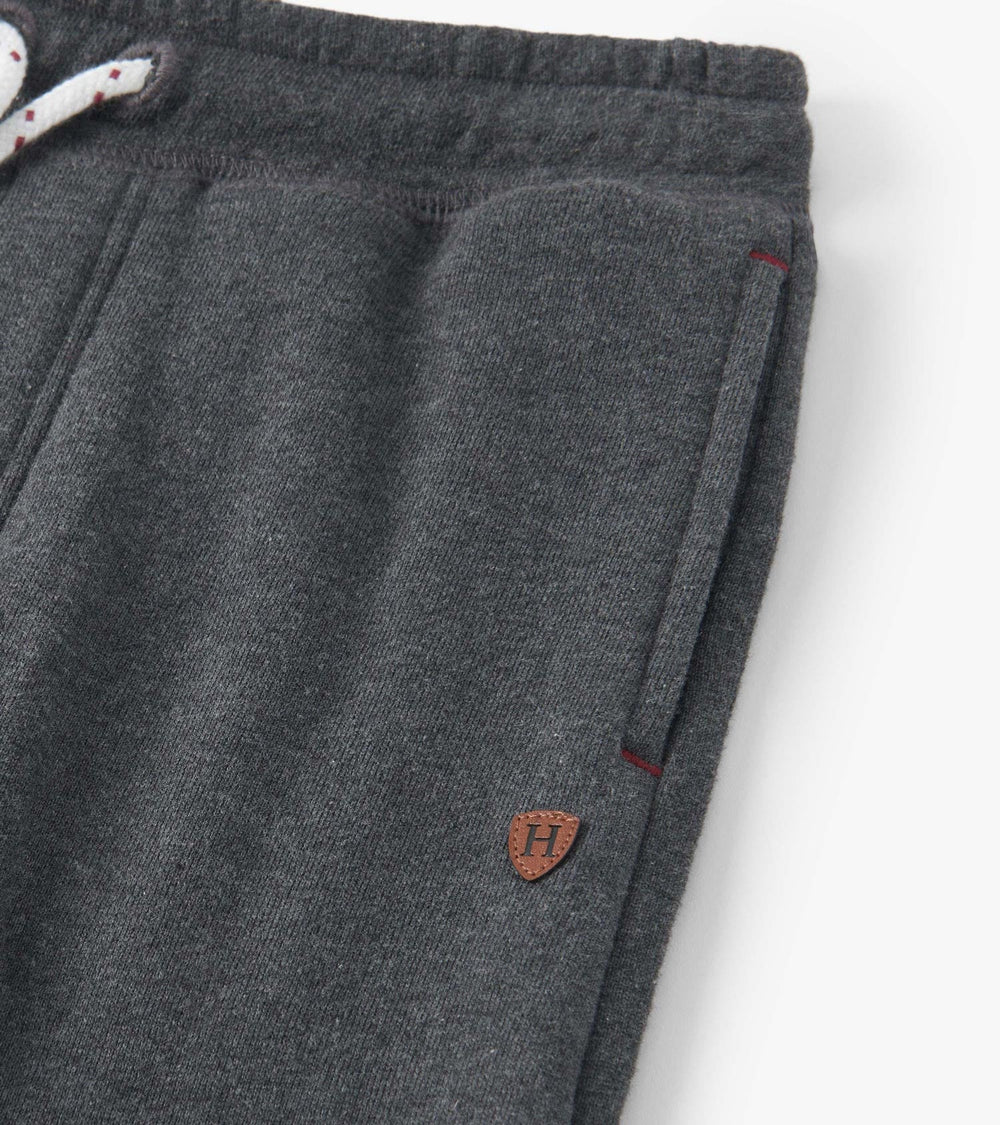 Boys Charcoal Melange Joggers
