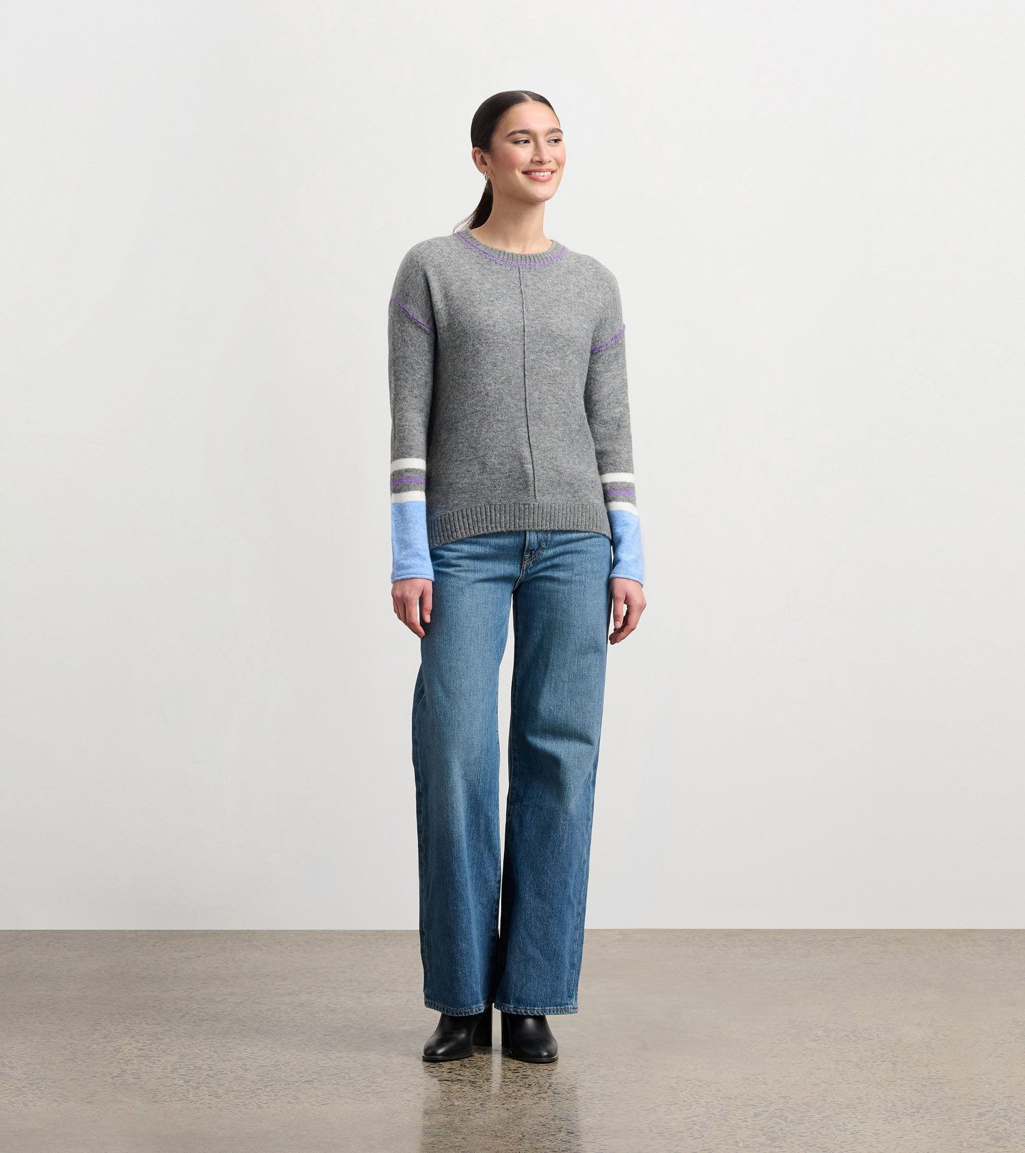Avery Sweater - Charcoal Melange