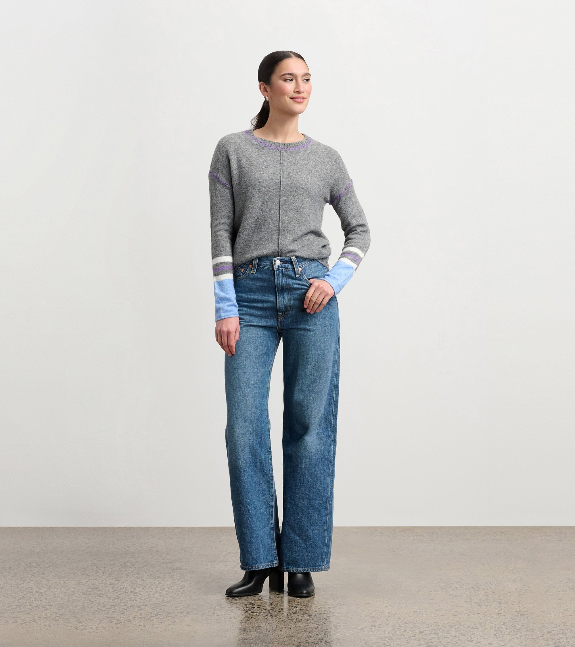Avery Sweater - Charcoal Melange