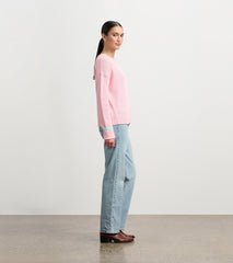 Waffle Knit Sweater - Fuchsia Pink