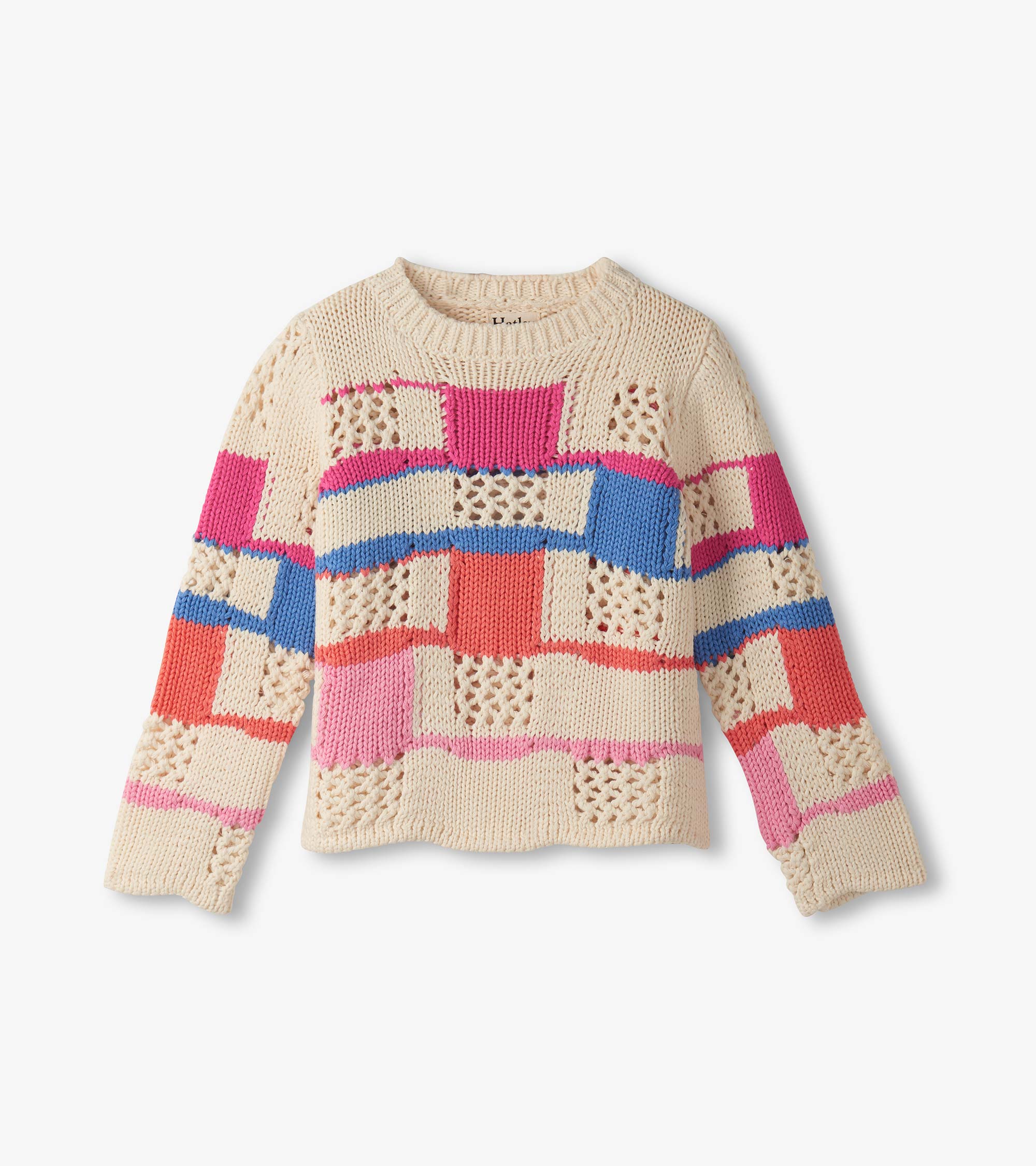 Girls Mix Stitch Sweater