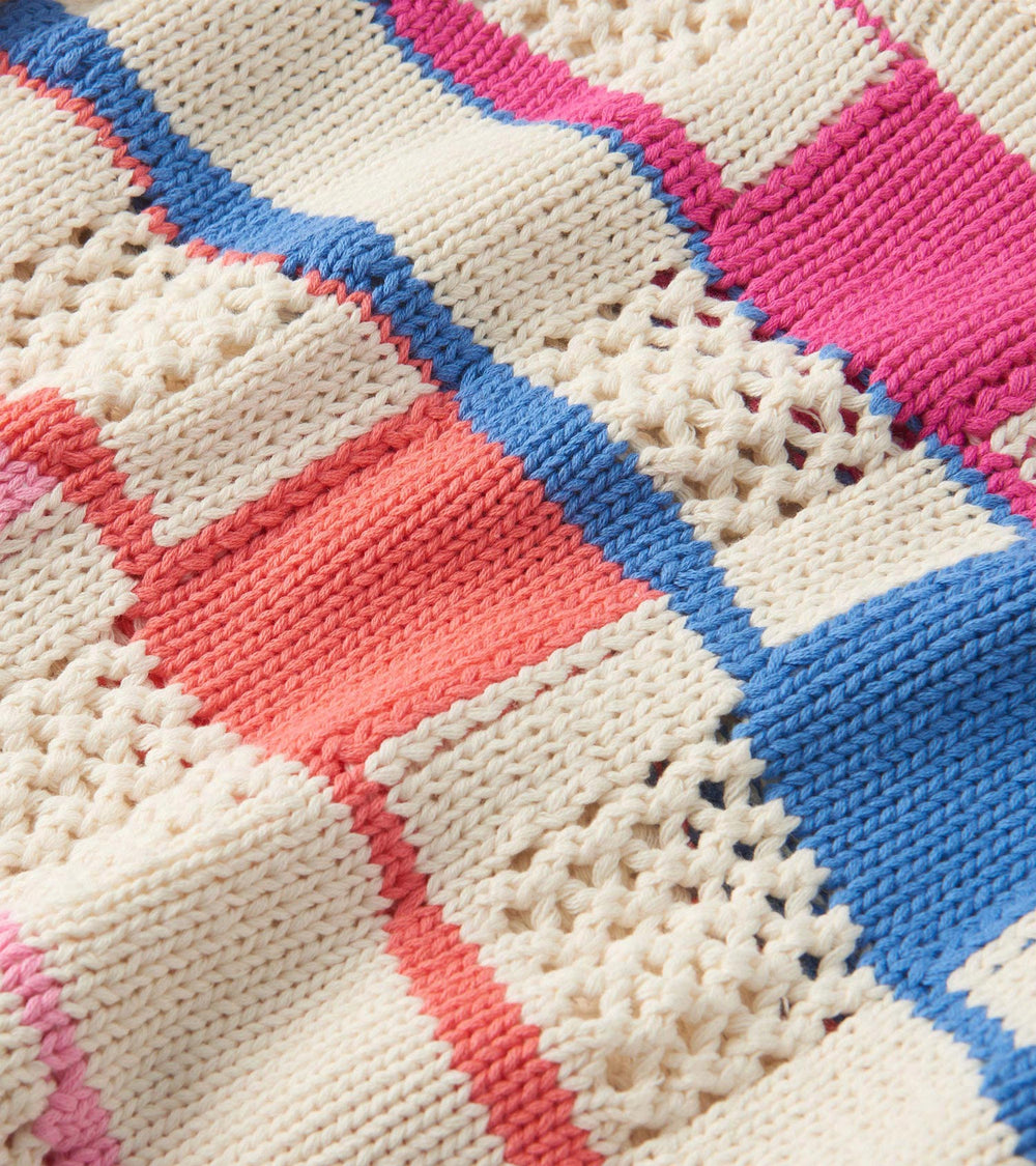 Girls Mix Stitch Sweater