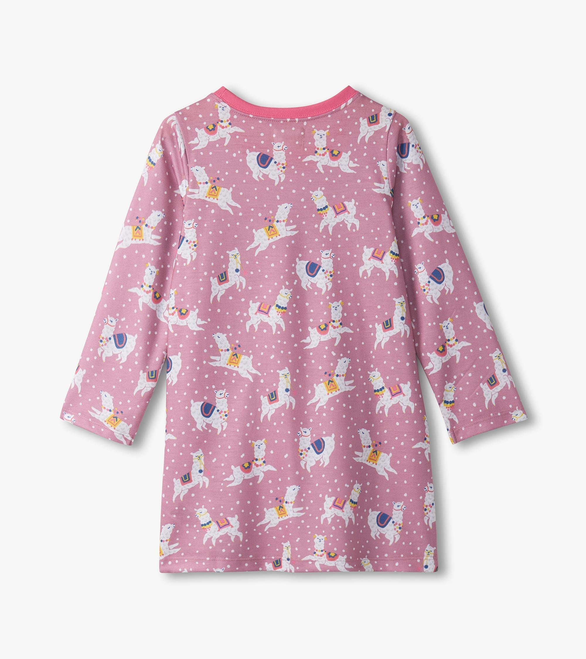 Girls Dancing Alpacas Long Sleeve Nightdress