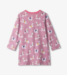 Girls Dancing Alpacas Long Sleeve Nightdress